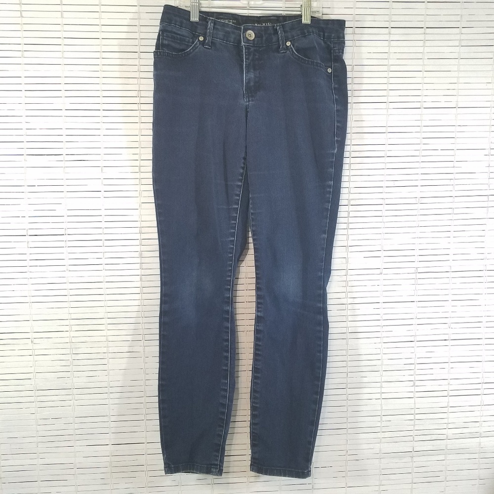 Nine West Cigarette Skinny Leg 6R/28 Dark Wash
